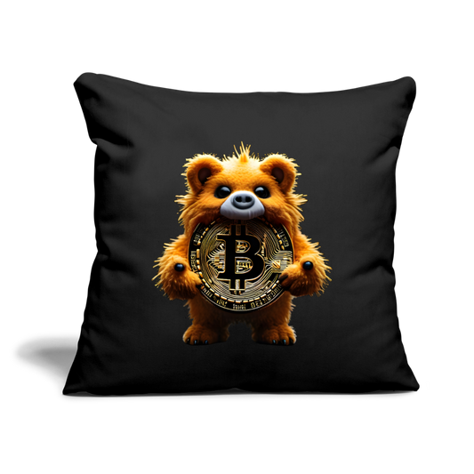 Throw Pillow Cover 18” x 18”.2 - black