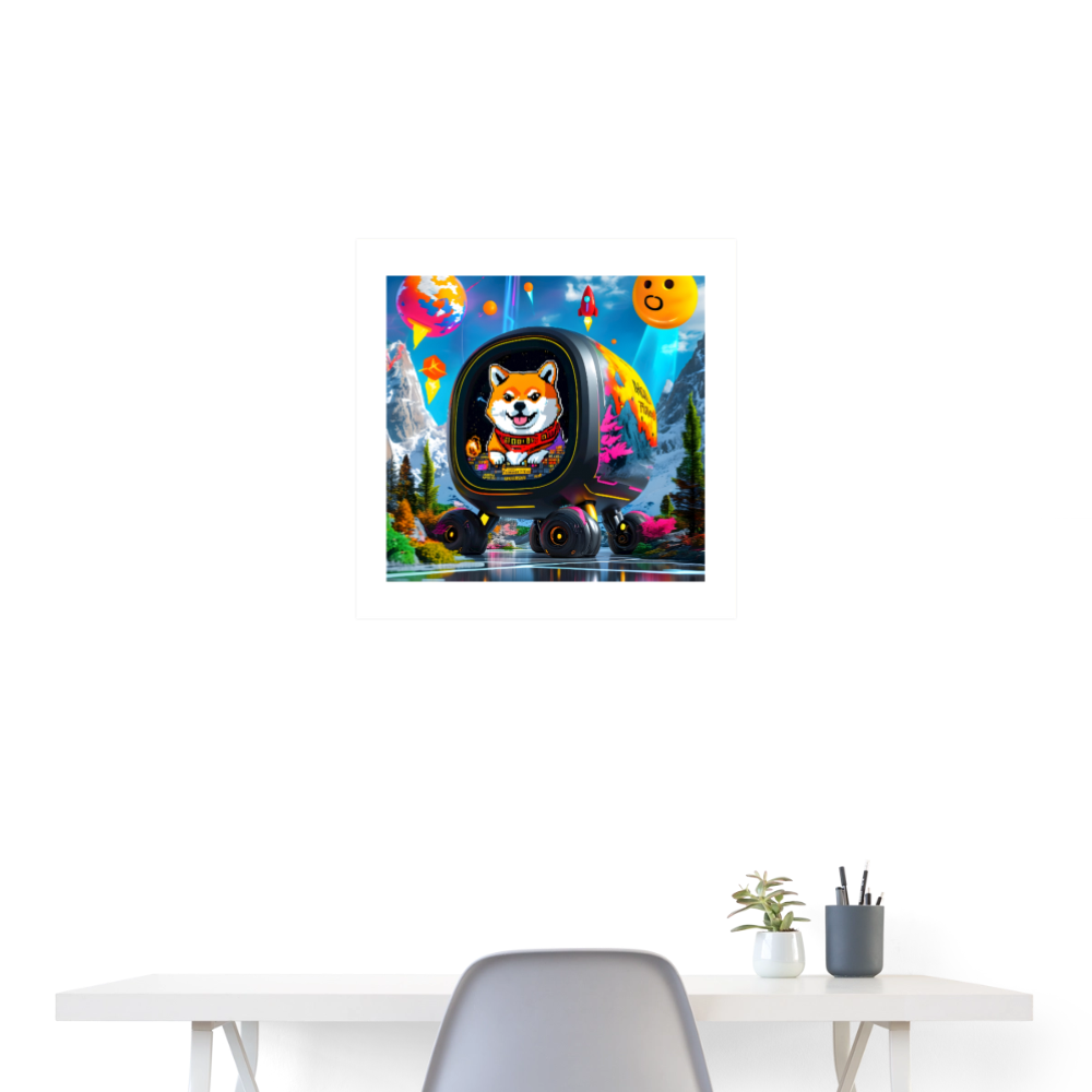Poster 24x24.3 - white