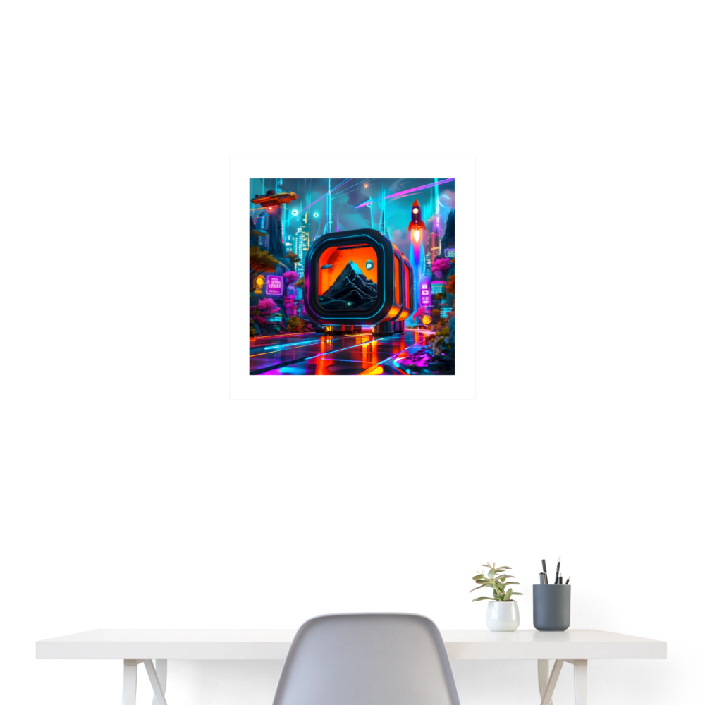 Poster 24x24.24 - white