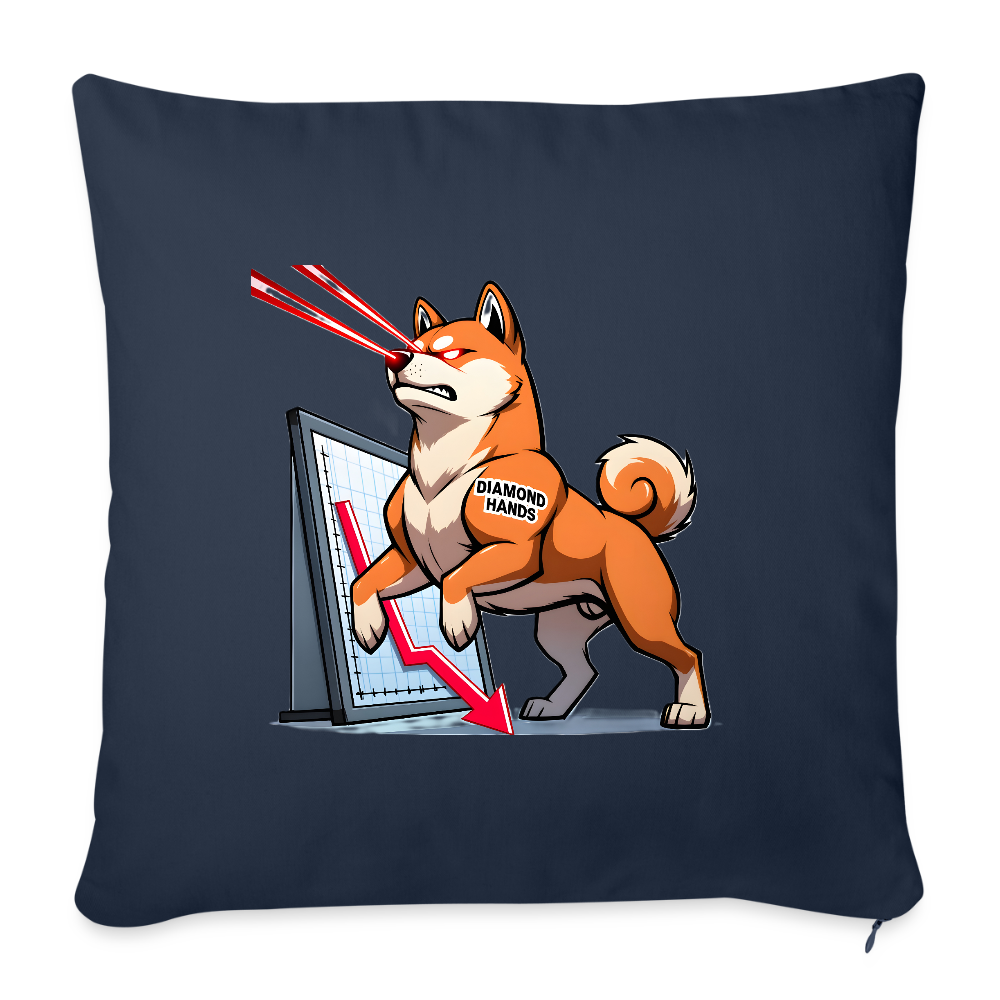 Throw Pillow Cover 18” x 18”.3 - navy