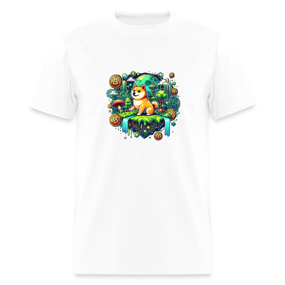 Shiba moon shirt - white