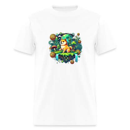 Shiba moon shirt - white