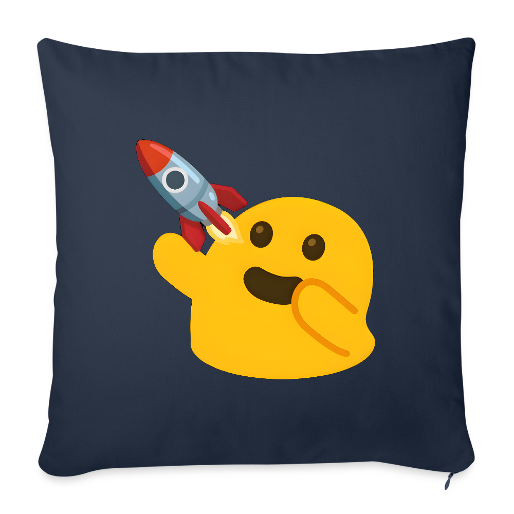 Throw Pillow Cover 18” x 18”.1 - navy