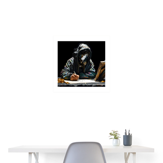 Poster 24x24.2 - white
