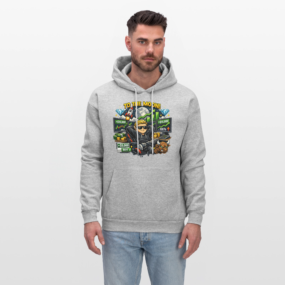 Trading boys hoodie - heather gray