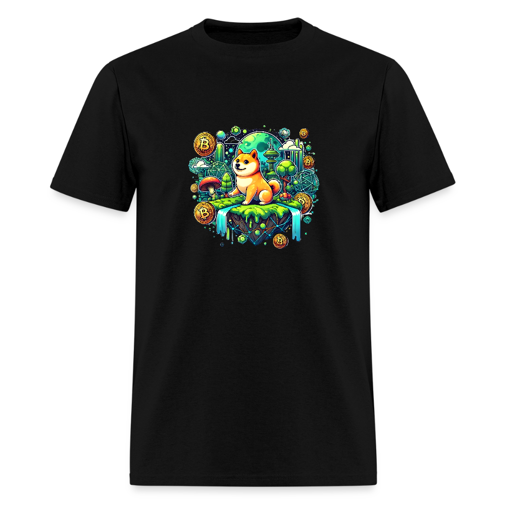 Shiba moon shirt - black