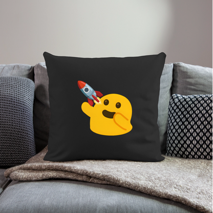 Throw Pillow Cover 18” x 18”.1 - black