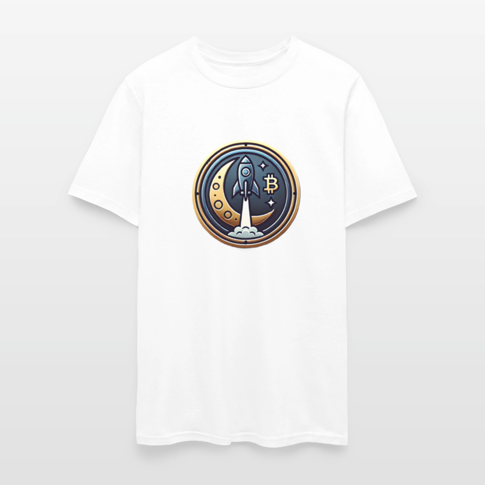 Bitcoin Rocket to the Moon Shirt🚀 - white