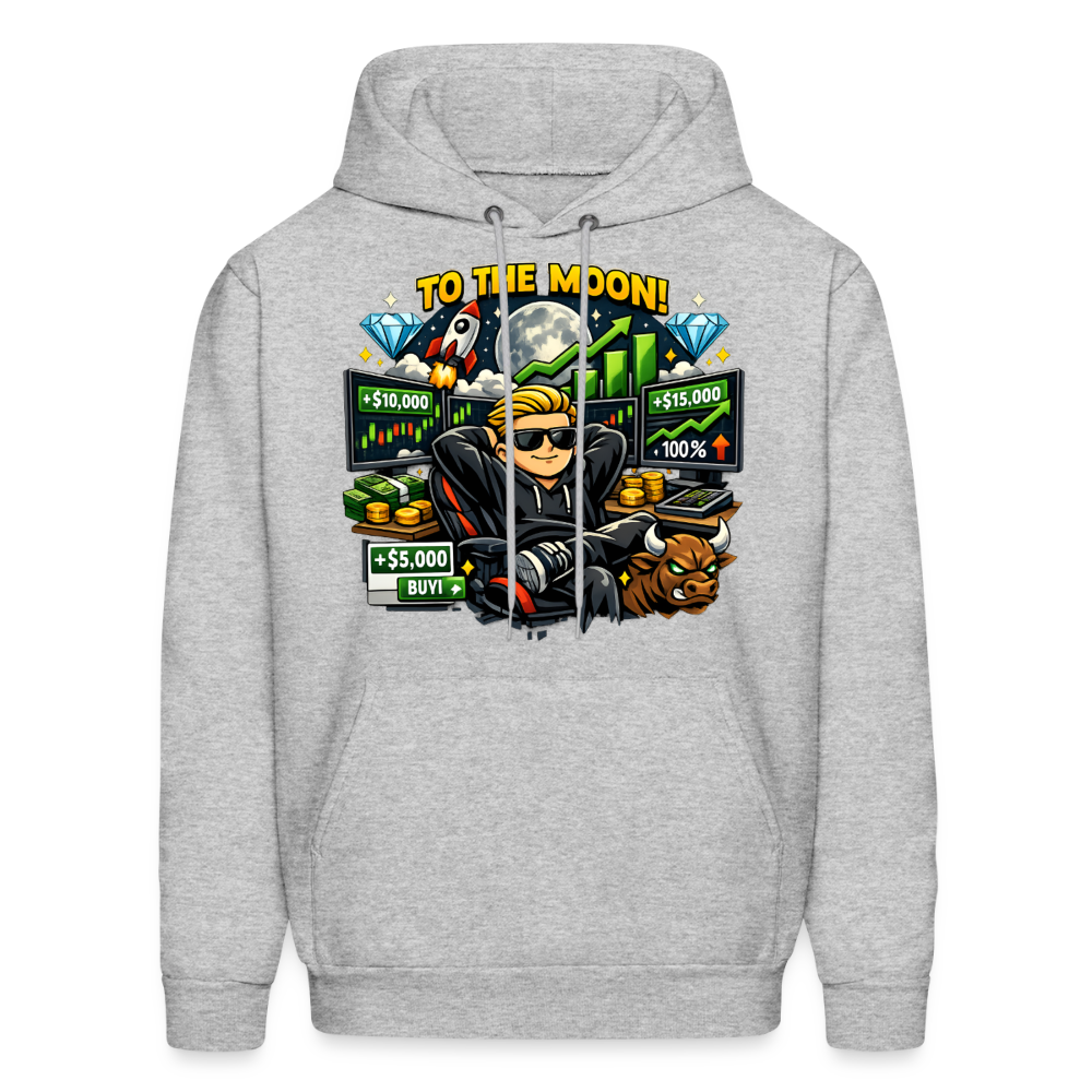 Trading boys hoodie - heather gray