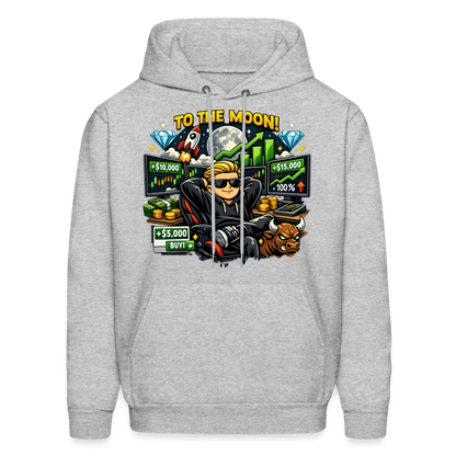 Trading boys hoodie - heather gray