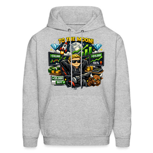 Trading boys hoodie - heather gray