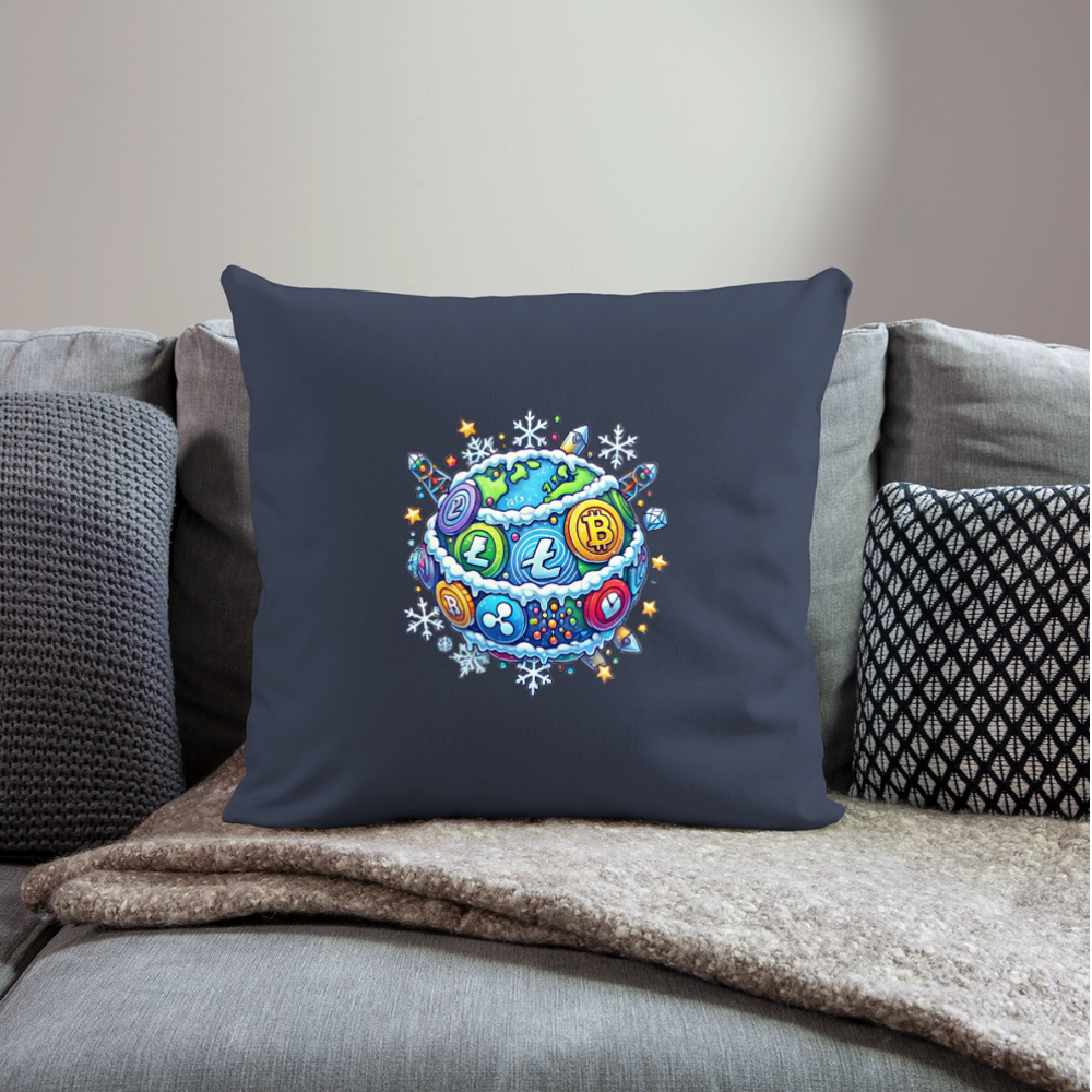 Throw Pillow Cover 18” x 18”.4 - navy