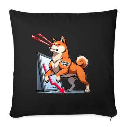 Throw Pillow Cover 18” x 18”.3 - black