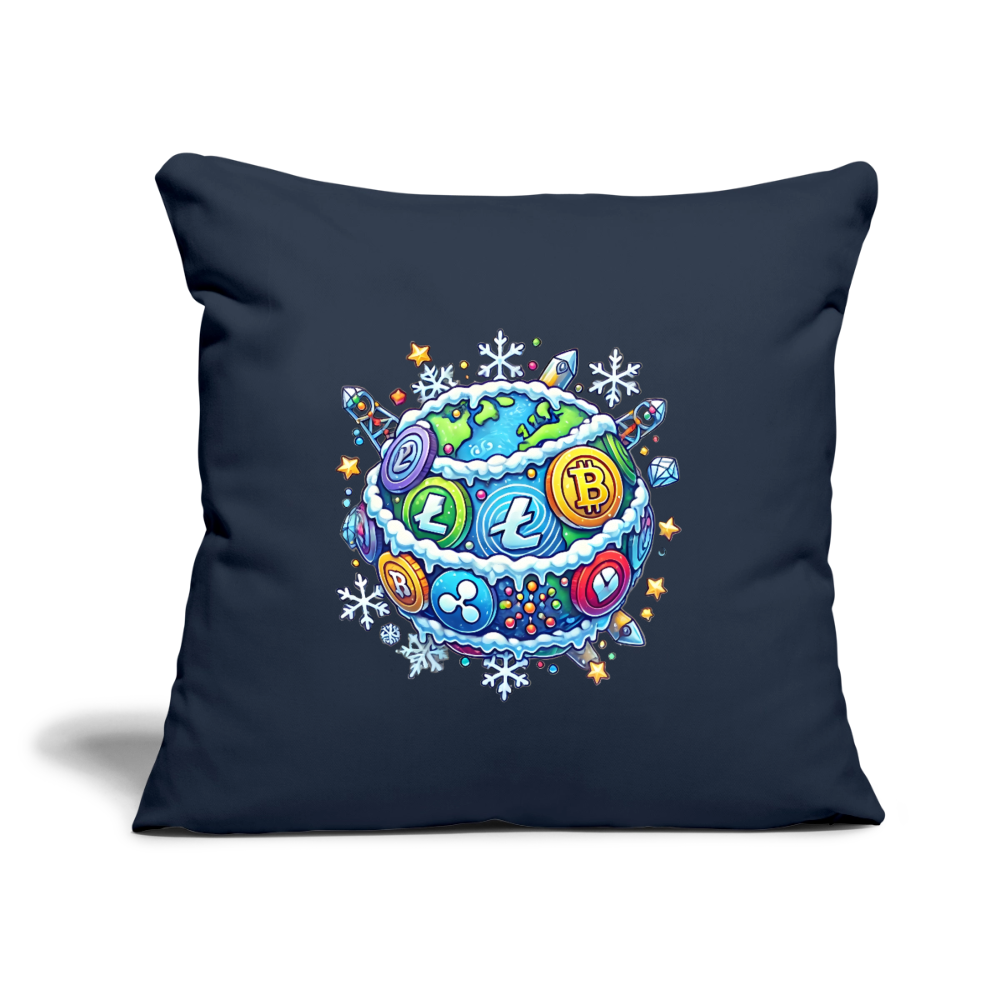 Throw Pillow Cover 18” x 18”.4 - navy