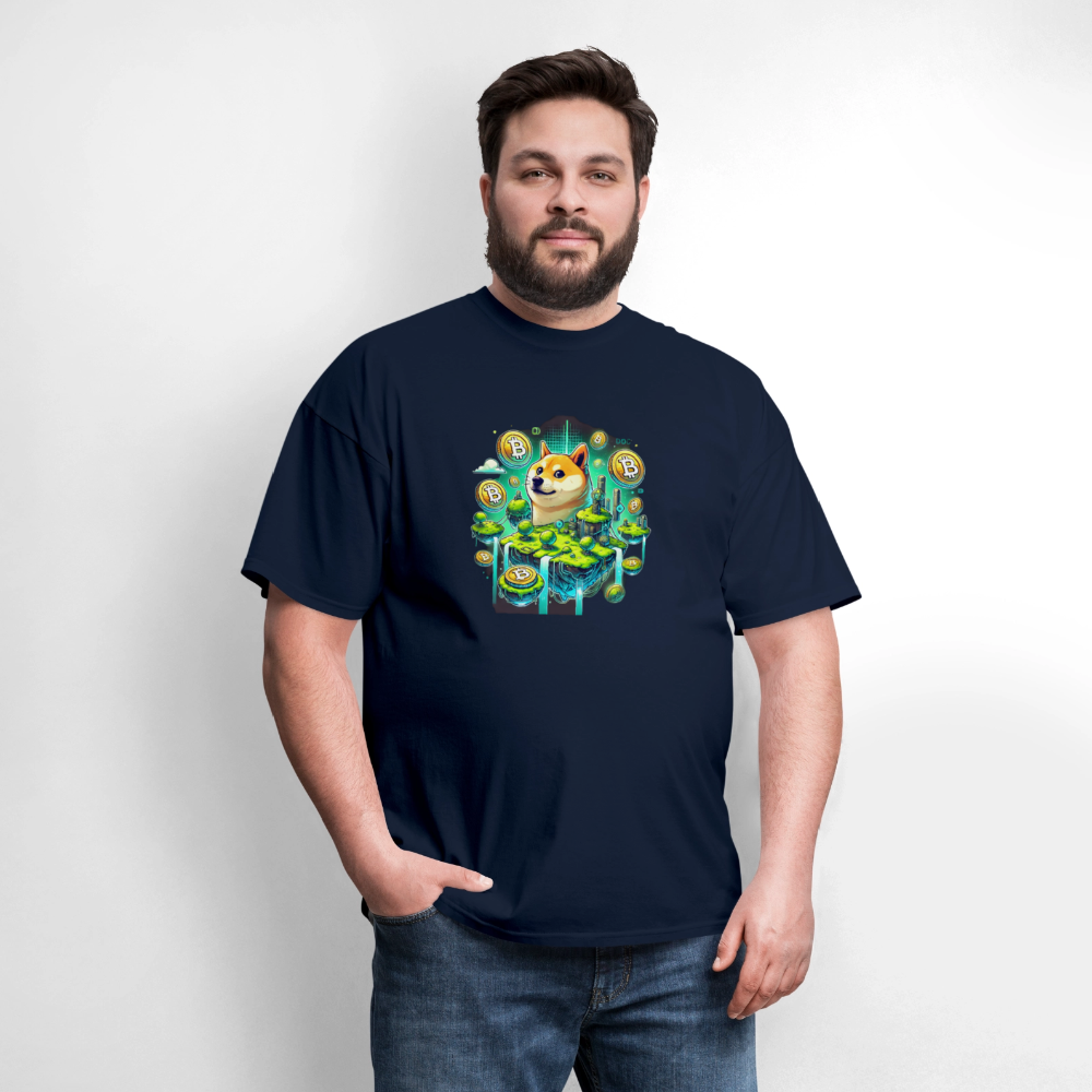 Men's T-Shirt | GILDAN 5018 - navy