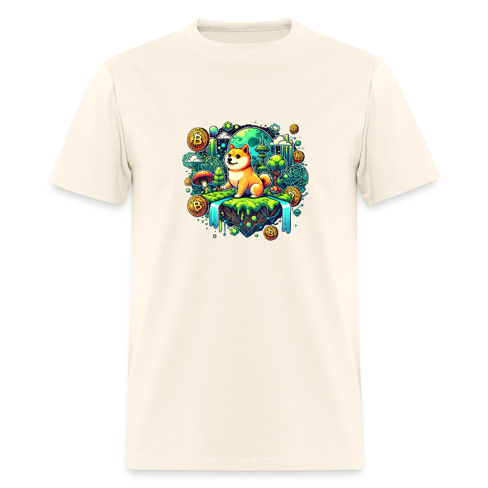 Shiba moon shirt - sweet cream heather