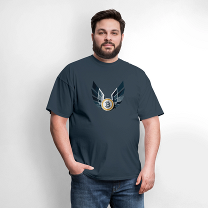 Men's T-Shirt | GILDAN 5032 -  blue dusk