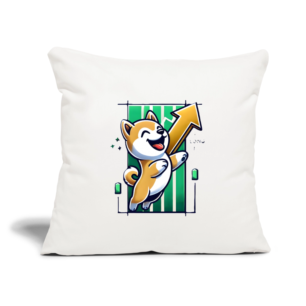 Throw Pillow Cover 18” x 18”.5 - natural white