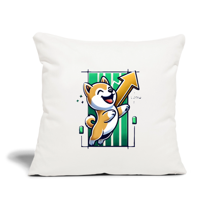 Throw Pillow Cover 18” x 18”.5 - natural white