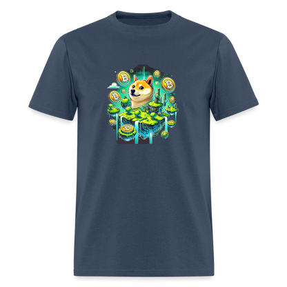 Men's T-Shirt | GILDAN 5018 -  blue dusk
