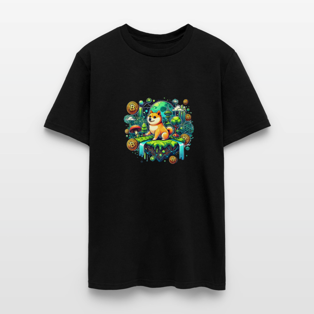 Shiba moon shirt - black