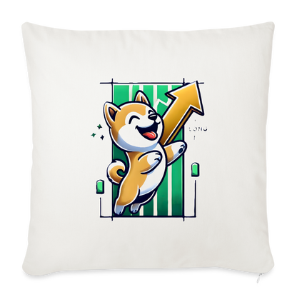 Throw Pillow Cover 18” x 18”.5 - natural white