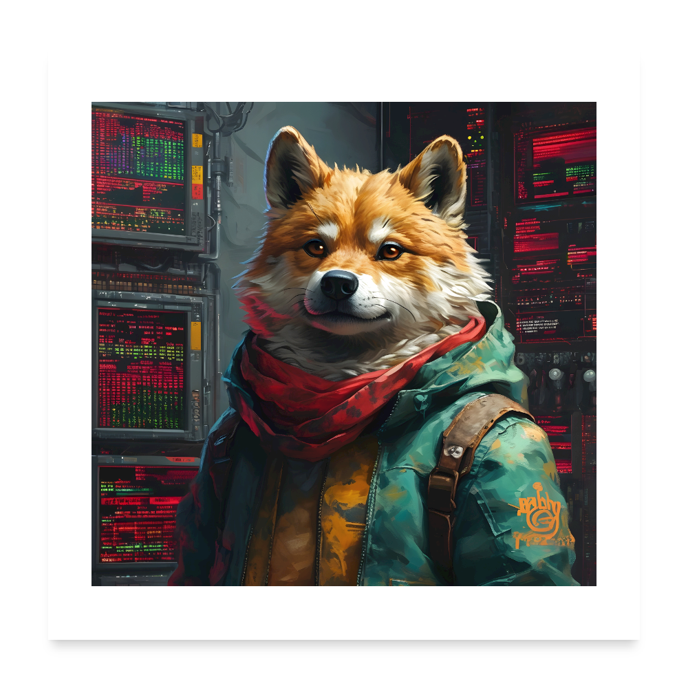 Poster 24x24.9 - white