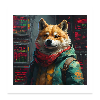 Poster 24x24.9 - white