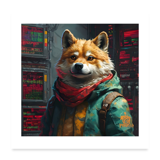Poster 24x24.9 - white