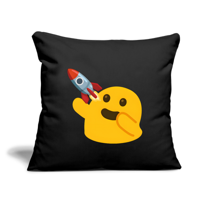 Throw Pillow Cover 18” x 18”.1 - black