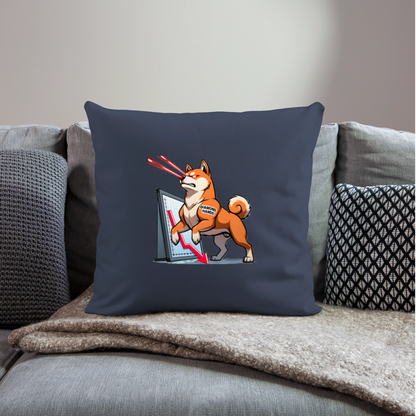 Throw Pillow Cover 18” x 18”.3 - navy