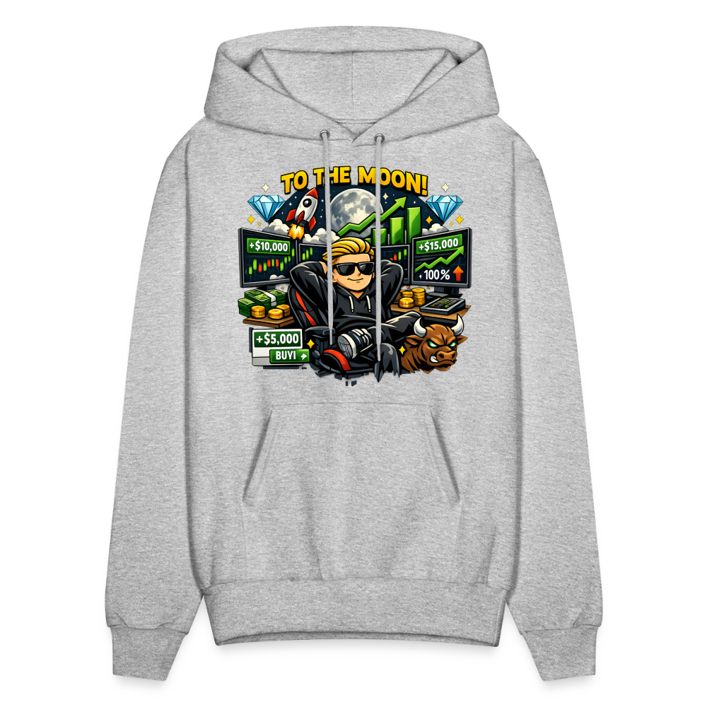 Trading boys hoodie - heather gray