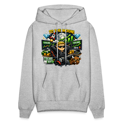Trading boys hoodie - heather gray