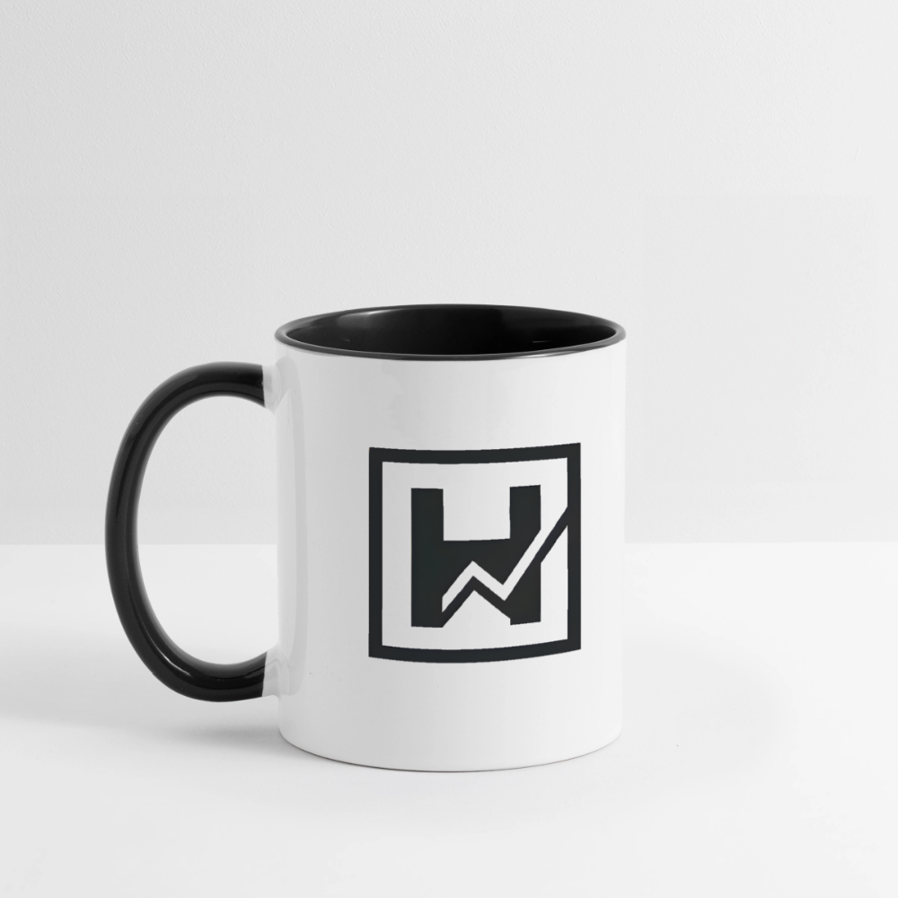 Hodl Contrast Coffee Mug - white/black