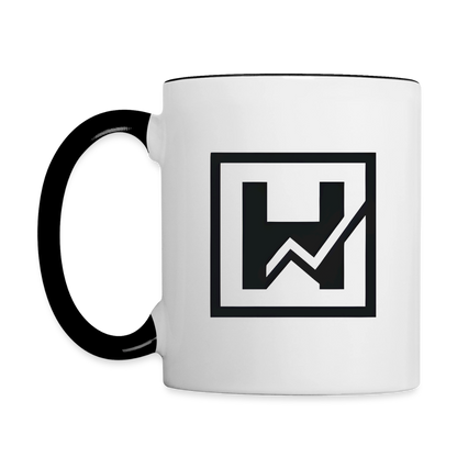 Hodl Contrast Coffee Mug - white/black