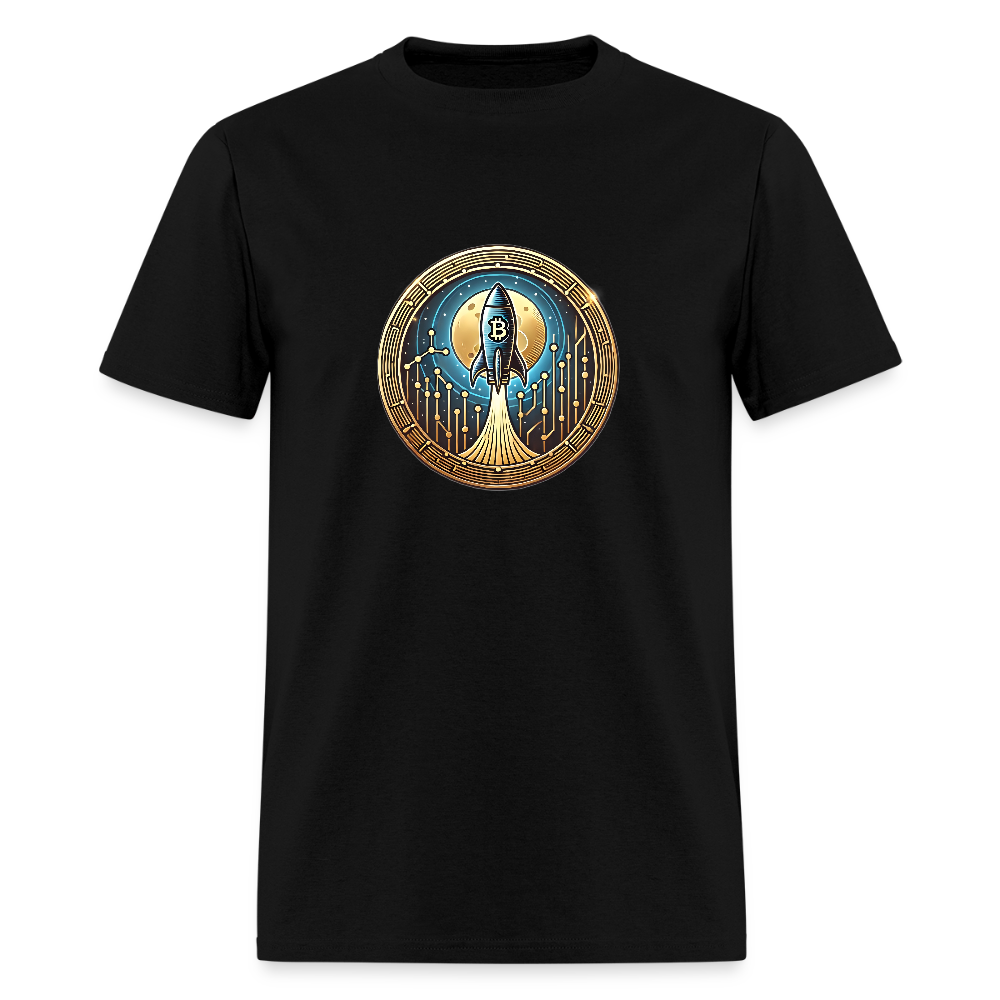 Bitcoin to the Moon shirt - black