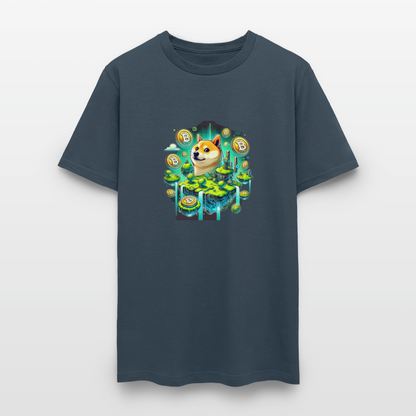 Men's T-Shirt | GILDAN 5018 -  blue dusk