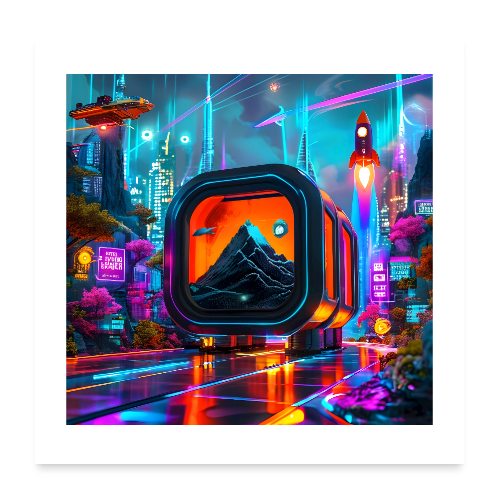 Poster 24x24.24 - white