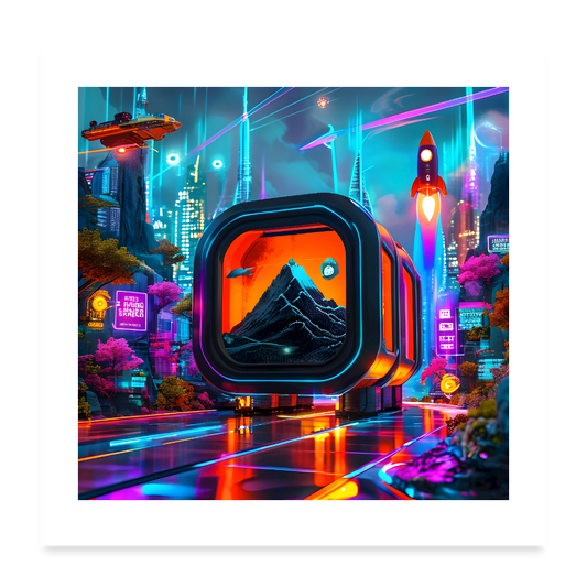 Poster 24x24.24 - white