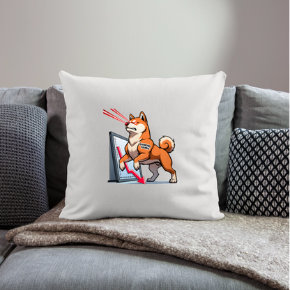 Throw Pillow Cover 18” x 18”.3 - natural white