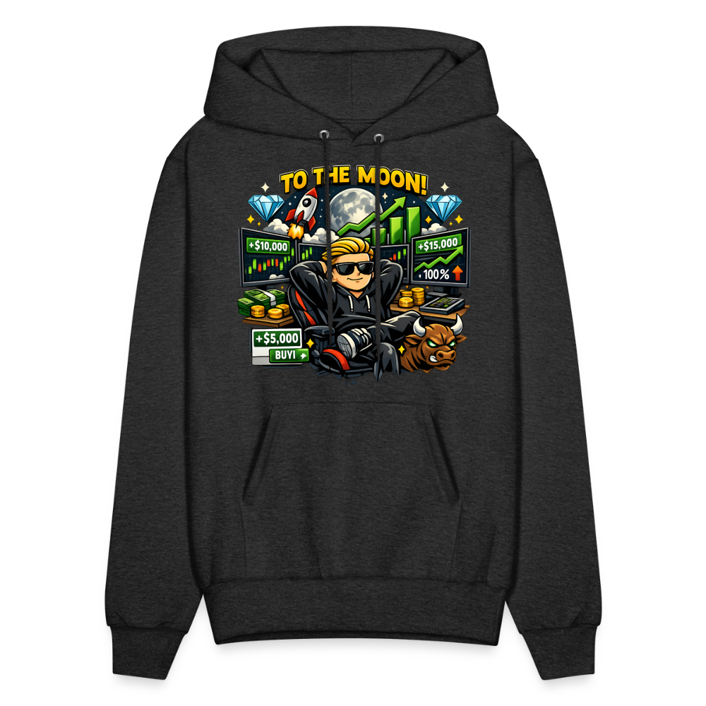 Trading boys hoodie - charcoal grey
