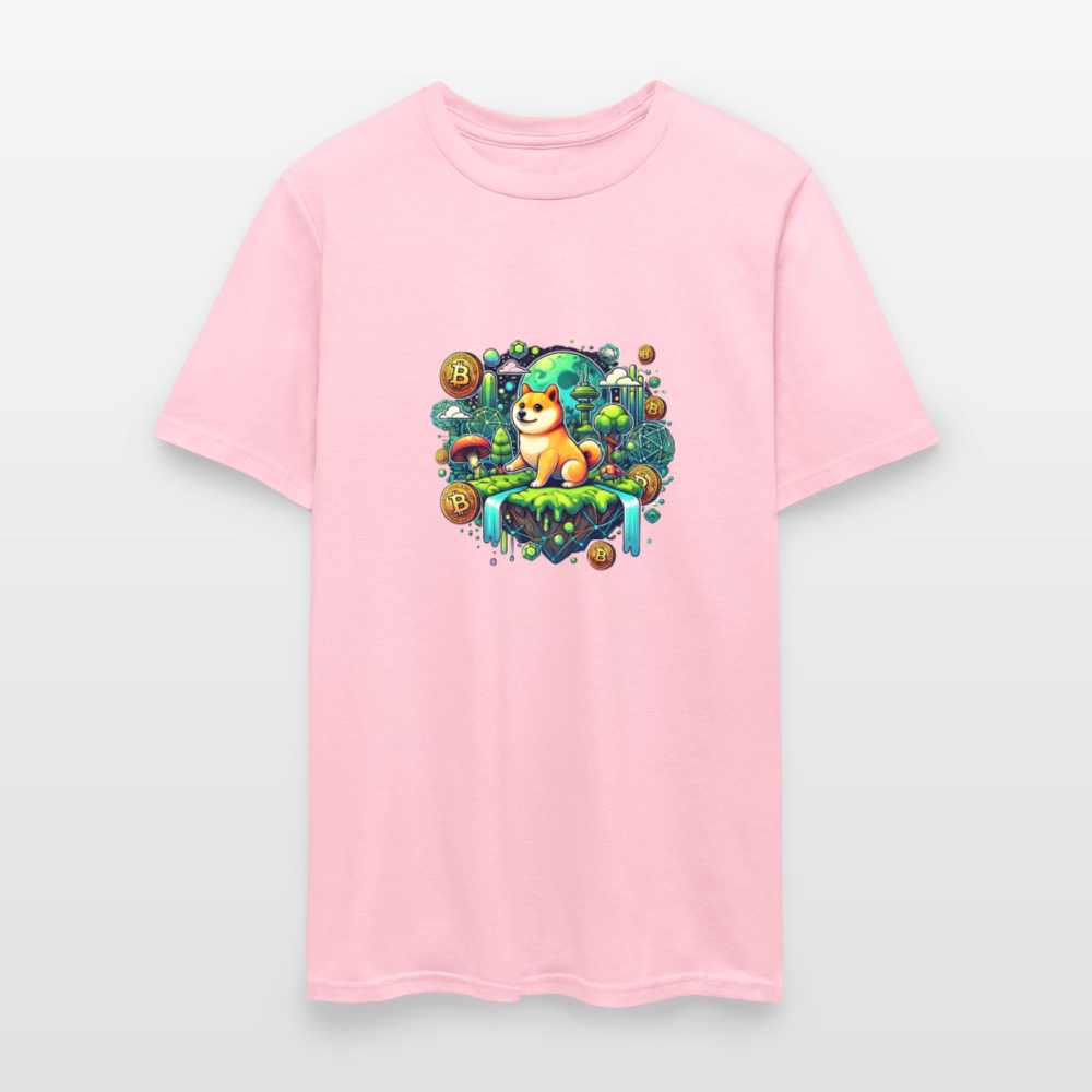 Shiba moon shirt - pink