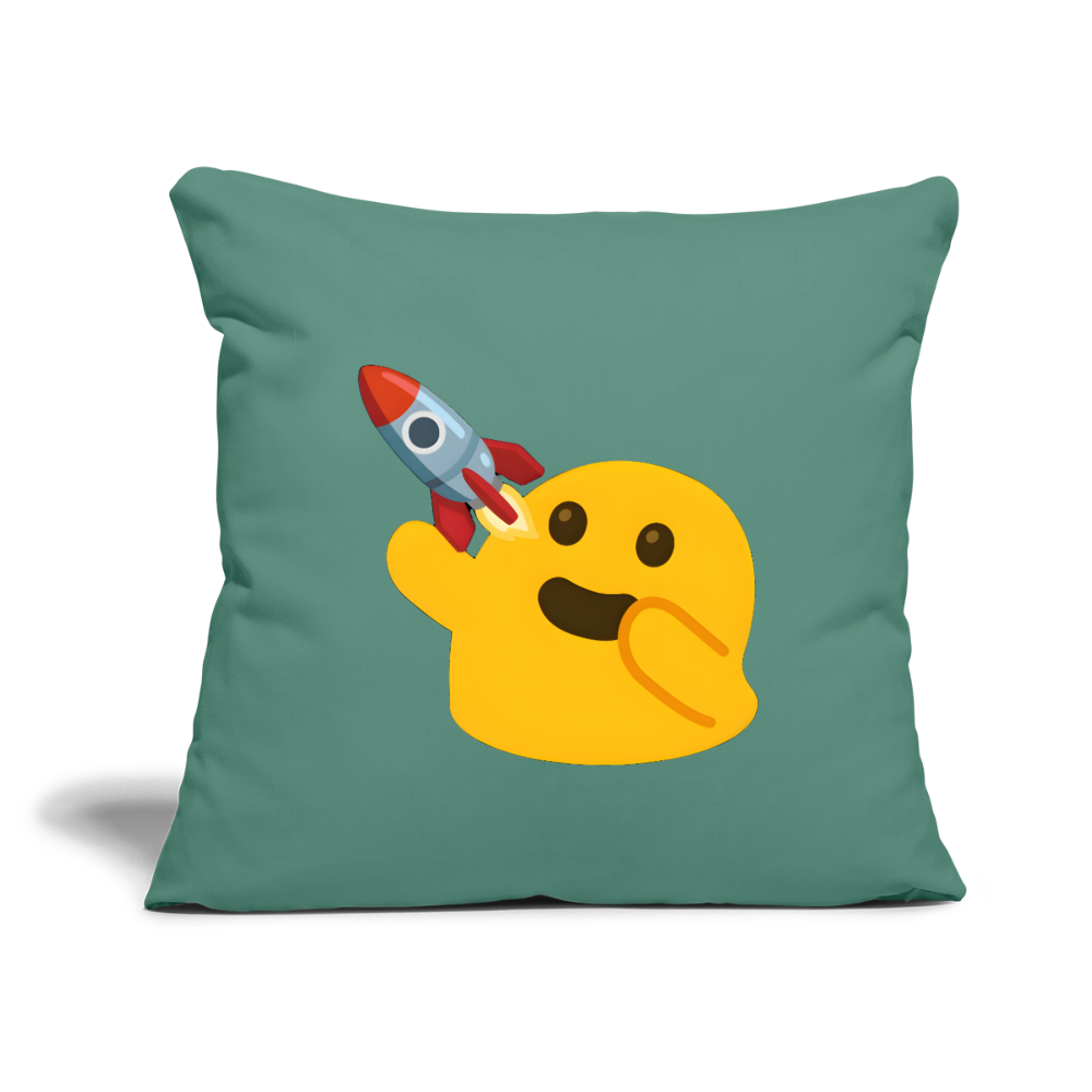 Throw Pillow Cover 18” x 18”.1 - cypress green
