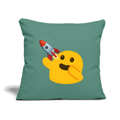 Throw Pillow Cover 18” x 18”.1 - cypress green
