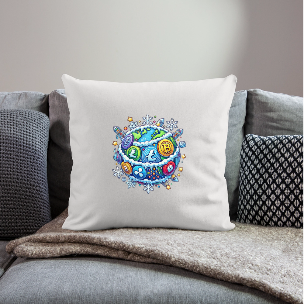 Throw Pillow Cover 18” x 18”.4 - natural white