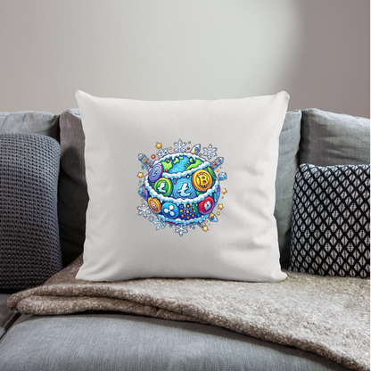 Throw Pillow Cover 18” x 18”.4 - natural white