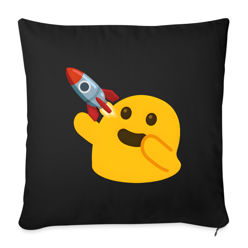 Throw Pillow Cover 18” x 18”.1 - black