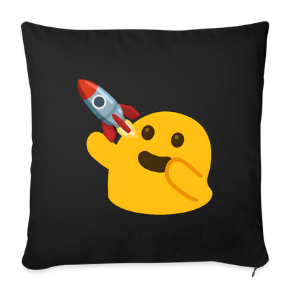 Throw Pillow Cover 18” x 18”.1 - black