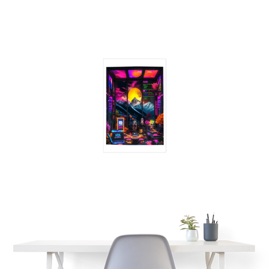 Poster 18x24.15 - white