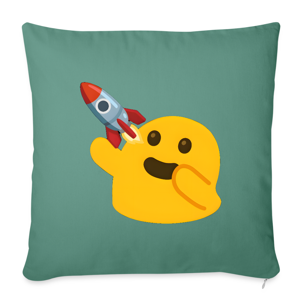Throw Pillow Cover 18” x 18”.1 - cypress green